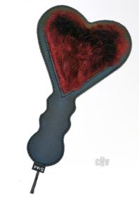 Sex and Mischief Enchanted Heart Paddle (Material: Fur)