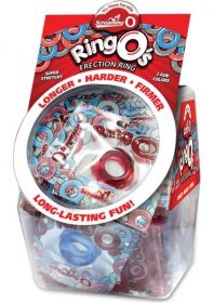 Screaming O RingO Fishbowl Display 36 Cock Rings (Material: Silicone)
