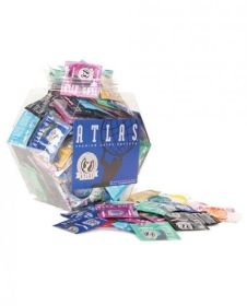 Atlas Latex Condoms Assorted Bowl Of 144 (Material: Latex)