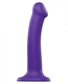 Strap On Me Silicone Bendable Dildo Medium Purple (size: medium)