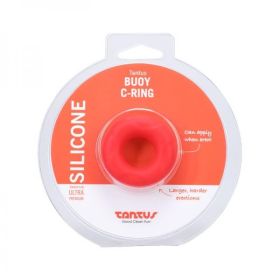 Tantus Buoy C-ring - Small - Crimson (Material: Silicone)