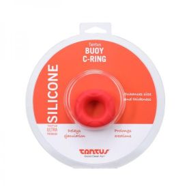 Tantus Buoy C-ring - Medium - Crimson (Material: Silicone)