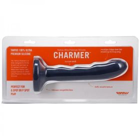 Tantus Charmer 8 In. G-spot Dildo Sapphire (Material: Silicone)