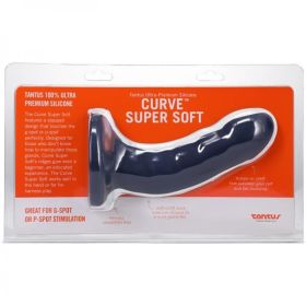 Tantus Curve 6.5 In. Dildo Medium-firm Sapphire (Material: Silicone)