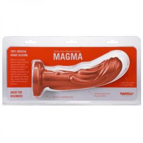 Tantus Magma 7 In. Fantasy Dildo Medium-firm Copper (Material: Silicone)
