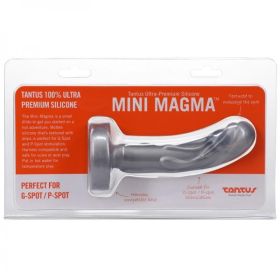 Tantus Mini Magma 5 In. Fantasy Dildo Firm Silver (Material: Silicone)