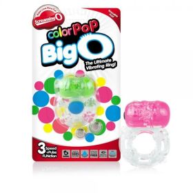 Color Pop Neon Colors Big O Rings 6 Pieces (Material: Plastic)